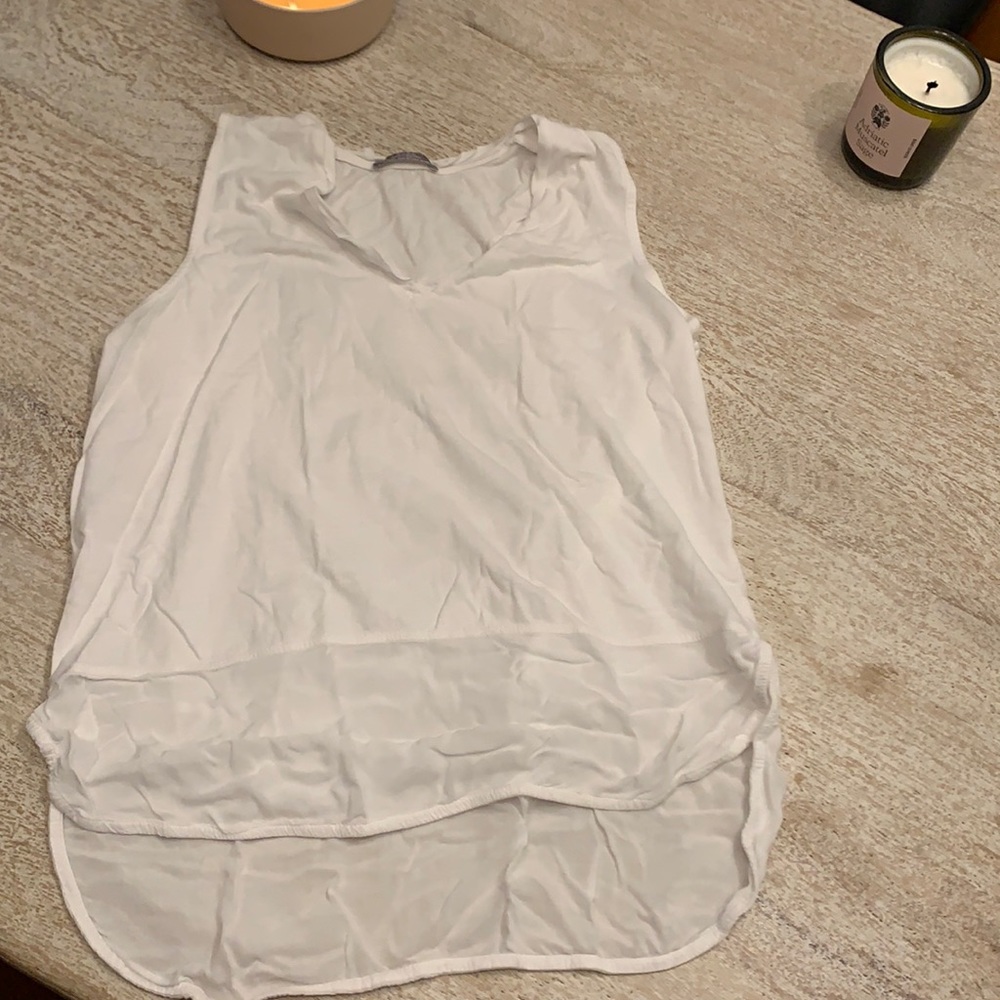 Zara white tank top